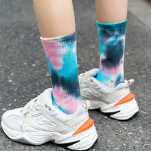 Last inn bildet i Galleri-visningsprogrammet, Flerfargede rørfarvede sokker