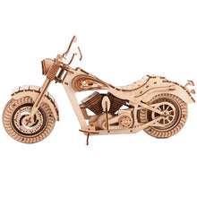 Last inn bildet i Galleri-visningsprogrammet, 3D motorsykkel modell puslespill i tre
