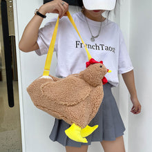 Last inn bildet i Galleri-visningsprogrammet, Morsom Kylling Skulder-Veske med Ben