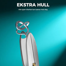 Last inn bildet i Galleri-visningsprogrammet, Negleklipper i rustfritt stål med ringlås