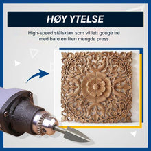 Last inn bildet i Galleri-visningsprogrammet, Treskjæring & Gravering Boresett