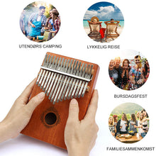 Last inn bildet i Galleri-visningsprogrammet, Kalimba Tommelpiano med 17 tangenter
