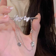 Last inn bildet i Galleri-visningsprogrammet, Armbånd med dobbel sommerfugldesign