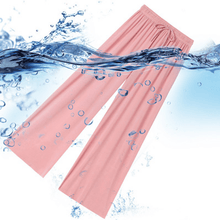 Last inn bildet i Galleri-visningsprogrammet, Ice silke kvinners bukser med brede ben