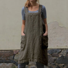 Last inn bildet i Galleri-visningsprogrammet, Tankkjole med firkantet hals og lommer