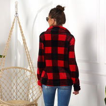 Last inn bildet i Galleri-visningsprogrammet, Langermet rutete kåpe med slag