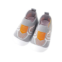 Last inn bildet i Galleri-visningsprogrammet, Nøytral og strikket pustende - Sklisikker babysko-sokker