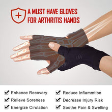 Last inn bildet i Galleri-visningsprogrammet, Copper Arthritis Compression Gloves Updated Version, 1 Pair