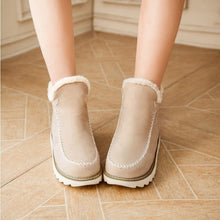 Last inn bildet i Galleri-visningsprogrammet, Vinter snøstøvler med flate hæler