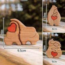 Last inn bildet i Galleri-visningsprogrammet, 💖Håndskårne omfavnende dyr i tre💕- Den beste gaven til dine kjære🎁