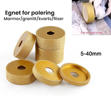 Last inn bildet i Galleri-visningsprogrammet, Straight Edge vakuumtørr rillet diamantsliper