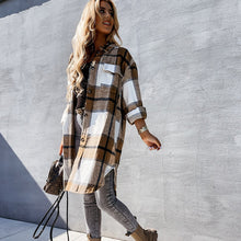 Last inn bildet i Galleri-visningsprogrammet, Moteriktig rutete skjortejakke