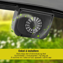 Last inn bildet i Galleri-visningsprogrammet, Kjøretøy Solcelledrevet Bil Lufthull Vindu Vifte