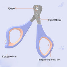 Last inn bildet i Galleri-visningsprogrammet, Profesjonell negleklipper med runde hull mot utilsiktet kjæledyr
