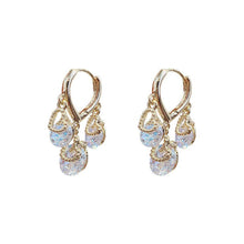 Last inn bildet i Galleri-visningsprogrammet, Heart Zircon Drop Ear Buckles Earrings