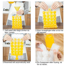 Last inn bildet i Galleri-visningsprogrammet, Selvforseglende vesker for å lage isbiter