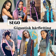 Last inn bildet i Galleri-visningsprogrammet, Sunsetime™ Jumbo fletting av syntetisk hår