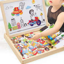 Last inn bildet i Galleri-visningsprogrammet, Magnetisk tegnebrett for dyrepuslespill