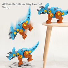 Last inn bildet i Galleri-visningsprogrammet, GJØR-DET-SELV-montert dinosaurleketøy