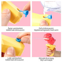 Last inn bildet i Galleri-visningsprogrammet, Tegneserie dinosaur vannpistol leketøy