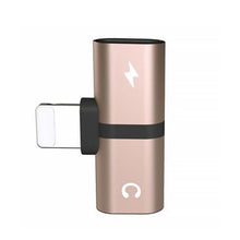 Last inn bildet i Galleri-visningsprogrammet, 2-i-1 hodetelefonadapter for iPhone