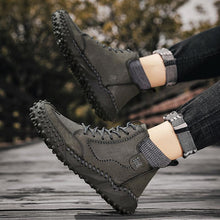 Last inn bildet i Galleri-visningsprogrammet, Menn Retro sklisikre uformelle ankelboots