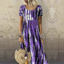 Last inn bildet i Galleri-visningsprogrammet, Kjole med batikk trykk