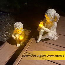 Last inn bildet i Galleri-visningsprogrammet, Harpiks dekorasjon statuer