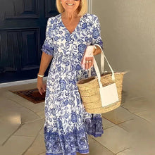 Last inn bildet i Galleri-visningsprogrammet, Lady Summer V-hals Bohemian Dress