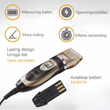 Last inn bildet i Galleri-visningsprogrammet, Profesjonell oppladbar dyrehårtrimmer