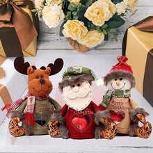 Last inn bildet i Galleri-visningsprogrammet, Julegave snømann dukkepose