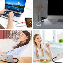 Last inn bildet i Galleri-visningsprogrammet, 3-i-1 telefonholder universalkabel