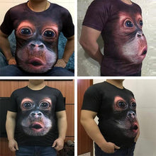 Last inn bildet i Galleri-visningsprogrammet, Morsom Gorilla 3D T-skjorte