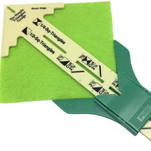 Last inn bildet i Galleri-visningsprogrammet, Fem-i-ett lappeteknikk linjal skredderverktøy