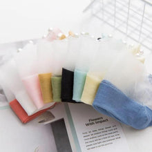 Last inn bildet i Galleri-visningsprogrammet, Ankel-lengde fisknett sokker med perler til kvinner