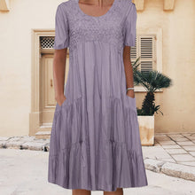 Last inn bildet i Galleri-visningsprogrammet, Ensfarget kjole