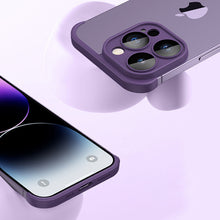 Last inn bildet i Galleri-visningsprogrammet, Apple-etui med glasslinsefilm og hjørneputer