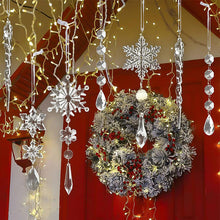 Last inn bildet i Galleri-visningsprogrammet, Krystall Christmas Snowflake Ornamenter