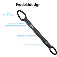 Last inn bildet i Galleri-visningsprogrammet, Universal dobbeltsidig skiftenøkkel