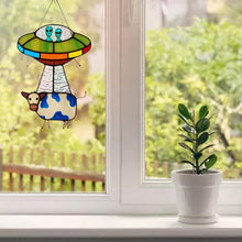 Last inn bildet i Galleri-visningsprogrammet, Malet UFO ku anheng