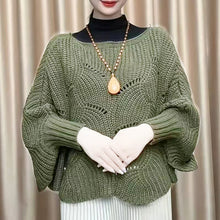 Last inn bildet i Galleri-visningsprogrammet, Flaggermusermet strikkesjal