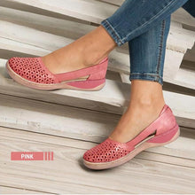 Last inn bildet i Galleri-visningsprogrammet, Woman Round-toe Hollow-out Breathable Flat Sandal