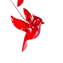 Last inn bildet i Galleri-visningsprogrammet, Red Bird Wind Chime Light