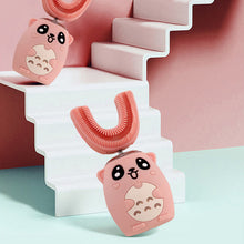 Last inn bildet i Galleri-visningsprogrammet, Elektrisk U-formet tannbørste for barn