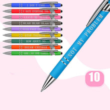 Last inn bildet i Galleri-visningsprogrammet, Morsomme kontorpenner (10 stk/ svart blekk)