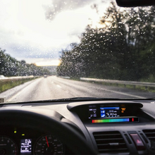 Last inn bildet i Galleri-visningsprogrammet, RGB bil blendende lyd kontrollert led lys