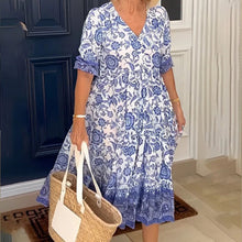 Last inn bildet i Galleri-visningsprogrammet, Lady Summer V-hals Bohemian Dress