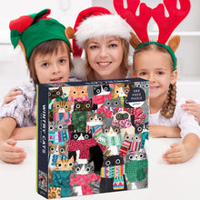 Last inn bildet i Galleri-visningsprogrammet, Wintry Cats 500 brikker puslespill