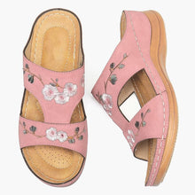 Last inn bildet i Galleri-visningsprogrammet, HÄndlagde uformelle dame sandaler