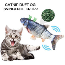 Last inn bildet i Galleri-visningsprogrammet, Plysj simulering USB lading kjæledyr fisk leke